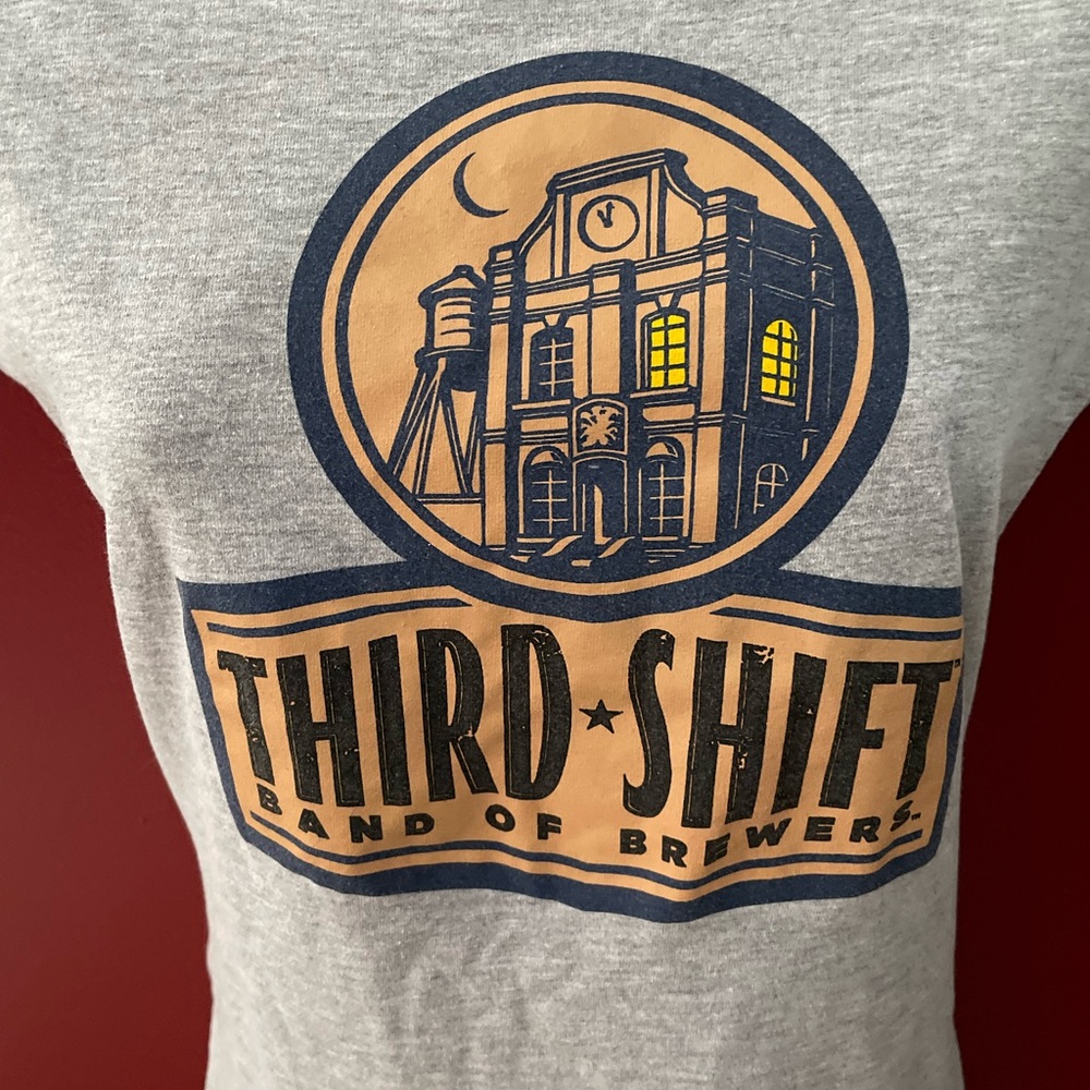 Third Shift Band of Brewers Gray T-Shirt - Picture 2 of 3